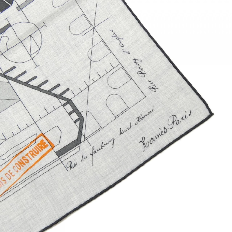 HERMES Hermès Permi de Construire H104063T Carré H100 Khăn choàng - Hàng hiệu Chính hãng 884185