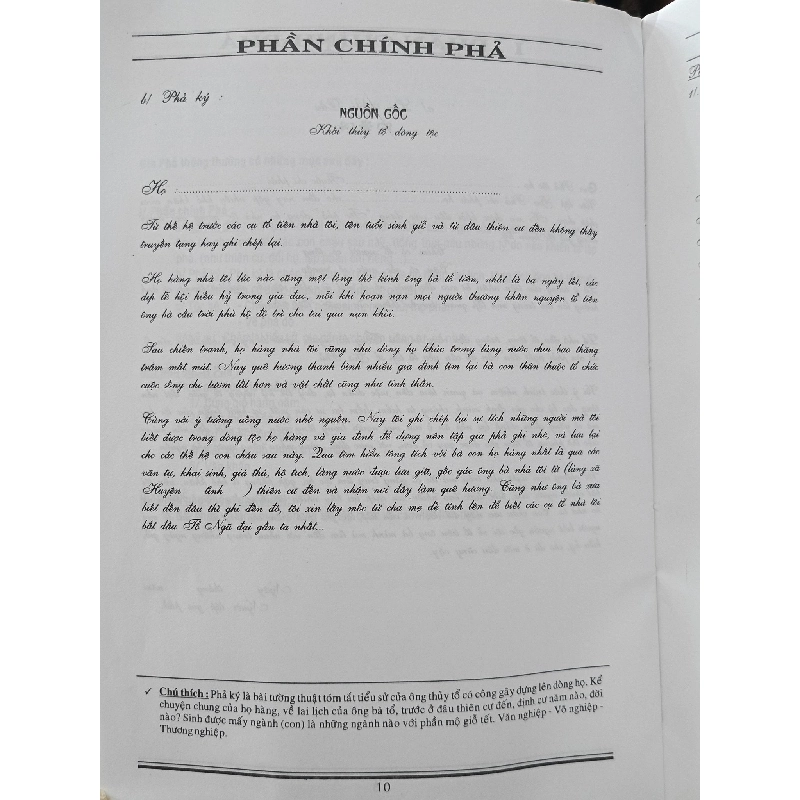 Sổ biên chép Gia phả tộc họ & lễ nghi hiếu hỷ truyền thống - Trương Sỹ Thăng 1006466