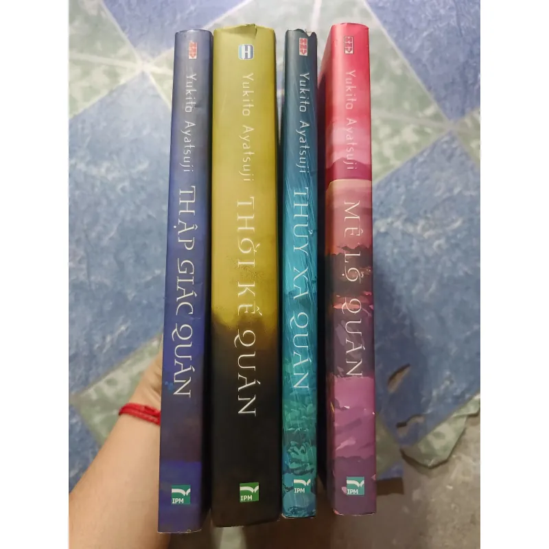 combo 4 cuốn tiểu thuyết trinh thám của Yukito Ayatsuji 1004488