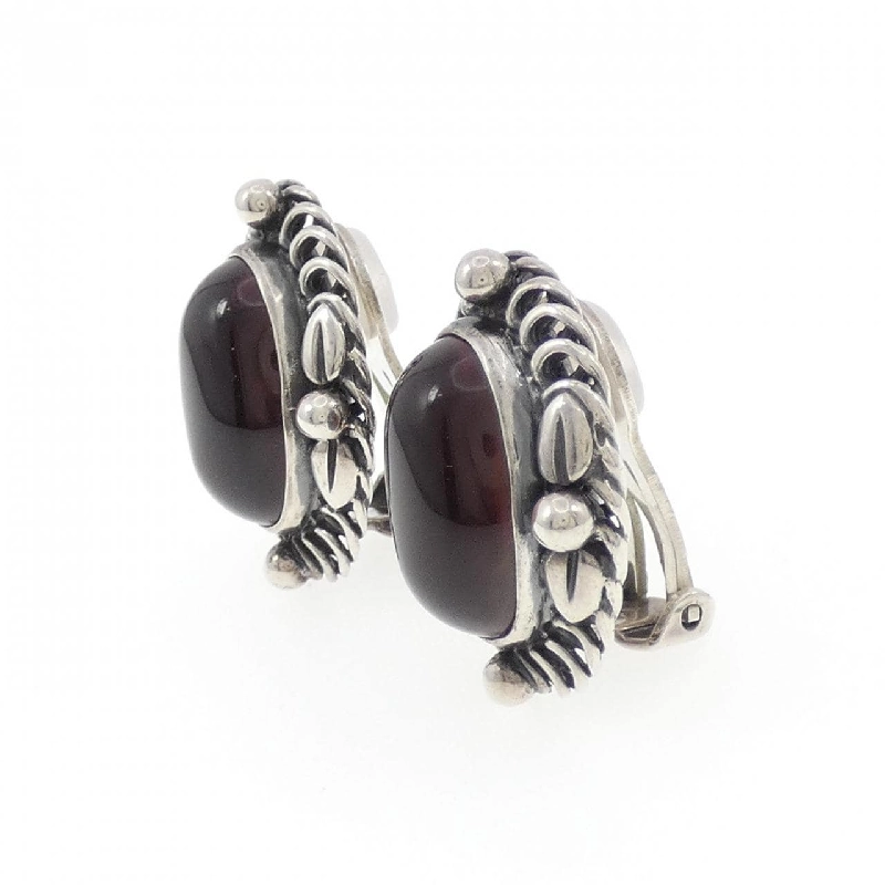 Khuyên tai ngọc hổ phách George Jensen - Hàng hiệu Chính hãng 848719