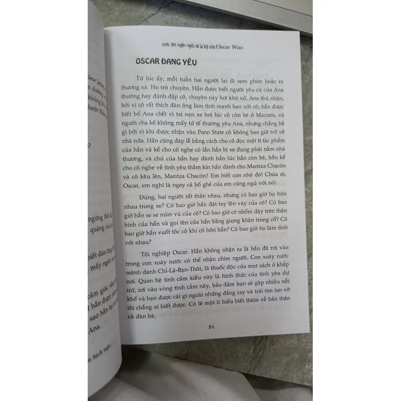 CUỘC ĐỜI NGẮN NGỦI VÀ LẠ KỲ CỦA OSCAR WAO - DỊCH: NGUYỄN THỊ HẢI HÀ 707408