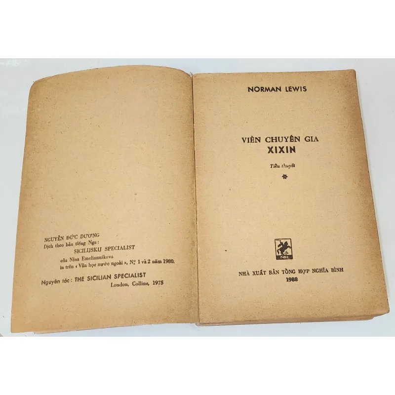 Tiểu thuyết VIÊN CHUYÊN GIA XIXIN (422 trang) 977450