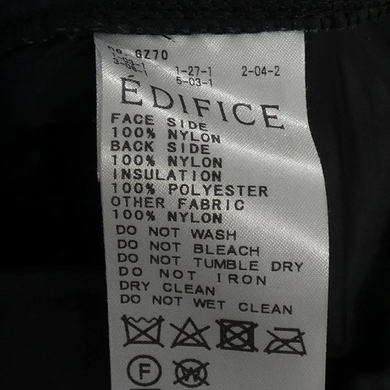 Jacket EDIFICE - Hàng hiệu Authentic 893175