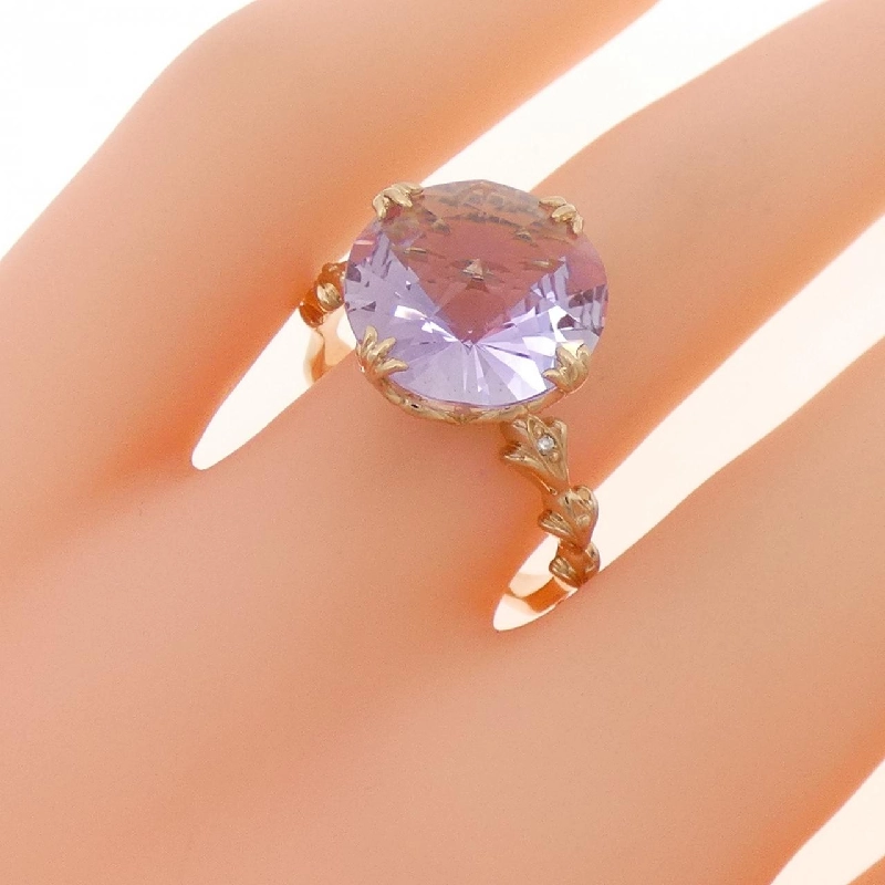 Nhẫn Amethyst K18PG - Hàng hiệu Chính hãng 849022