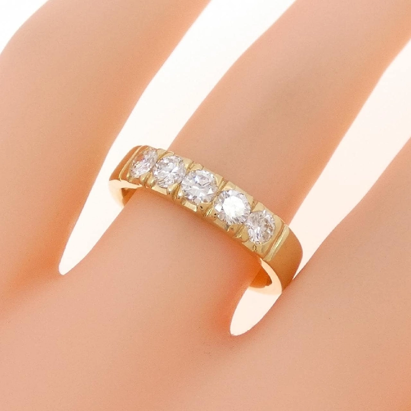 Nhẫn kim cương K18YG - Hàng hiệu Authentic 851390