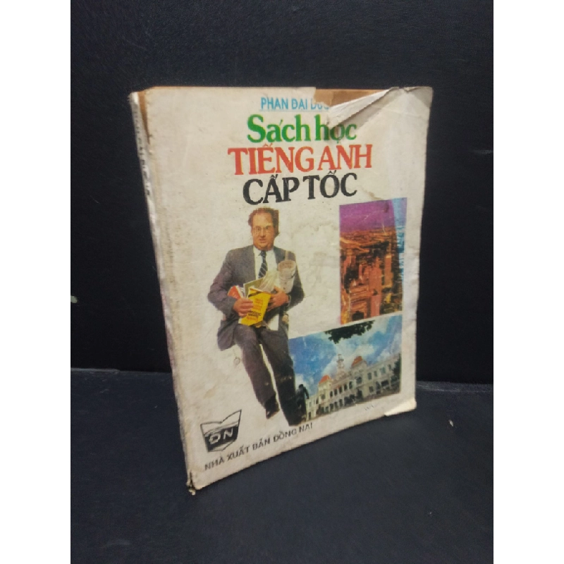 Sách học tiếng anh cấp tốc Phan Đại Dương 1991 mới 60% có vết mực bìa rách ố nặng HCM0106 học ngoại ngữ 154909