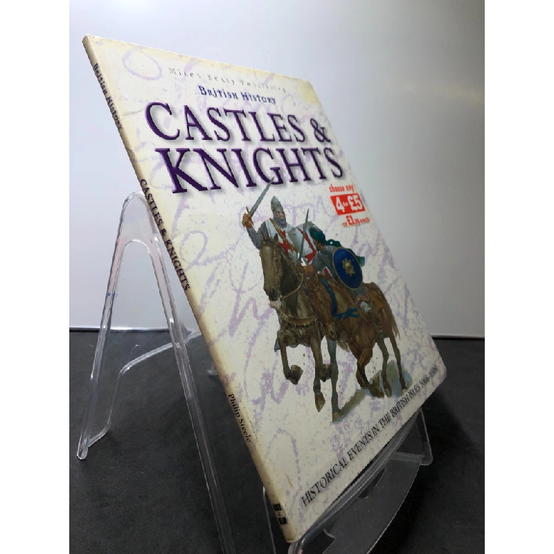 Castles and Knights British History mới 85% bẩn nhẹ Philip Steele HPB2607 NGOẠI VĂN 191210