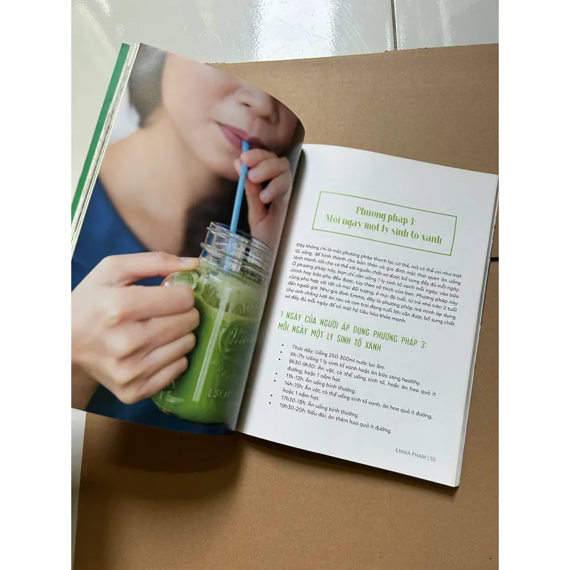 Green Smoothies - Giảm cân. Làm đẹp da, tăng cường sức đề kháng với 7 ngày uống sinh tố 750122