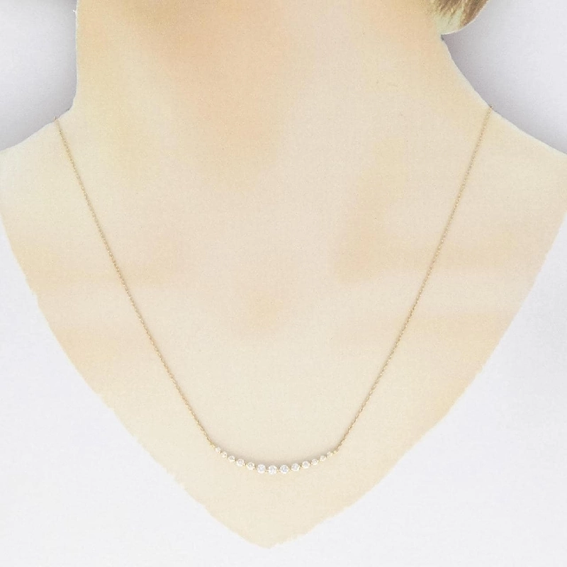 K18YG Dây chuyền kim cương 0.35CT - Hàng hiệu Chính hãng 860625