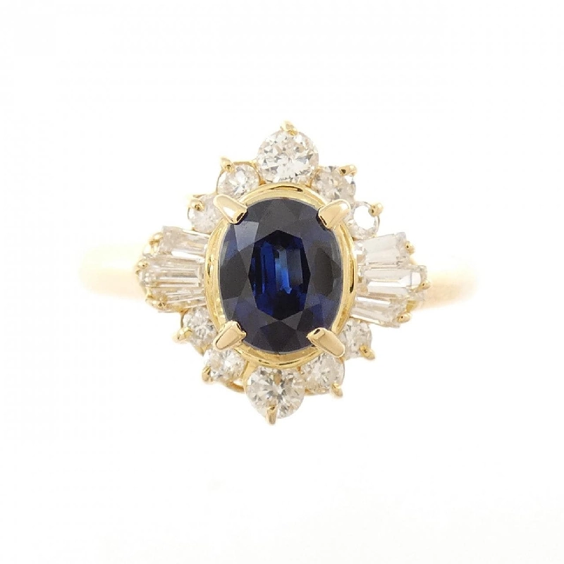 Nhẫn Sapphire K18YG 0.43CT 669409
