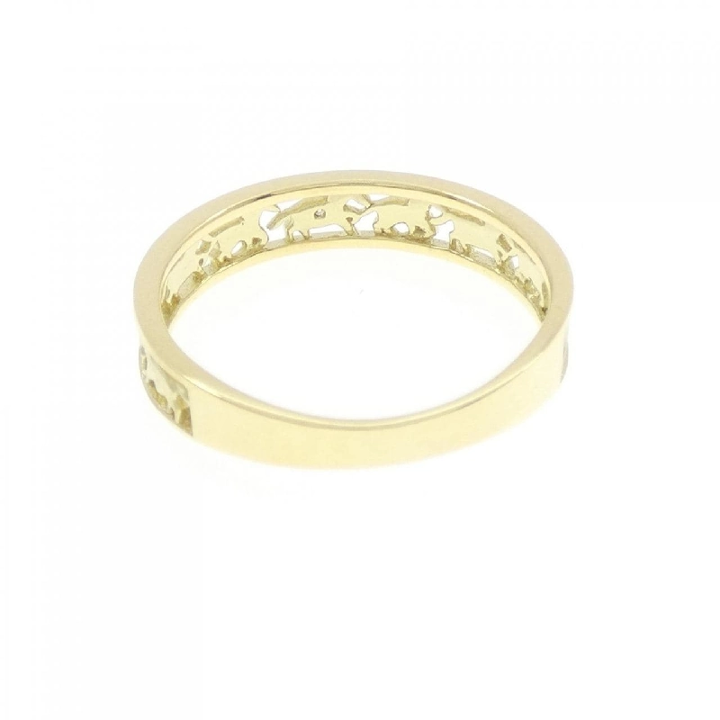 【Sản phẩm mới】Nhẫn kim cương K18YG hình ngựa 0.01CT 672936