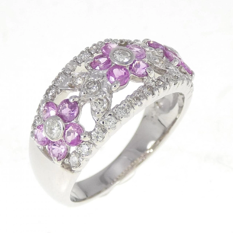 Nhẫn Sapphire PT Flower 0.95CT 673651