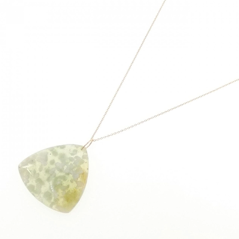 K10YG Jasper Necklace - Hàng hiệu Authentic 861978