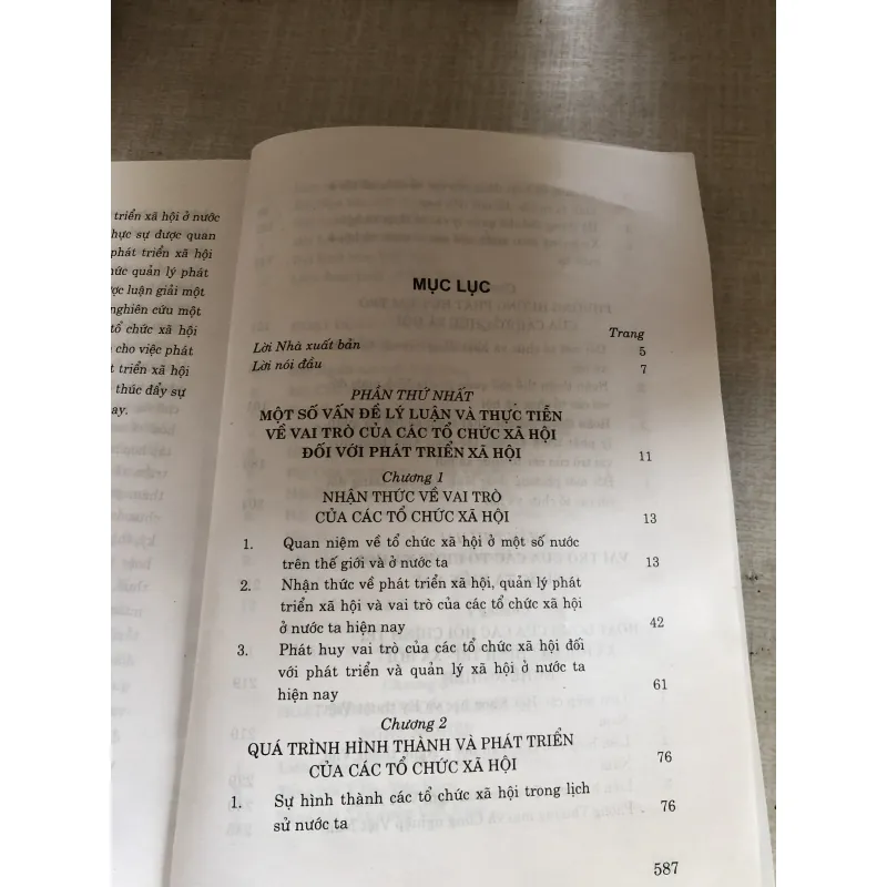 Vai trò của các tổ chức xã hội đối với phát triển và quản lý xã hội 780668