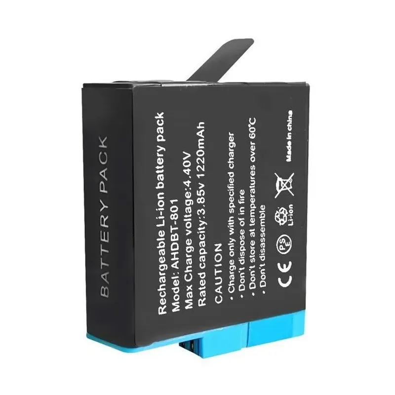 PIN GOPRO 8/7/6/5 DUNG LƯỢNG 1220mAh, DÀNH THAY THẾ CHO CAMERA HÀNH ĐỘNG GOPRO 8/7/6/5 708926
