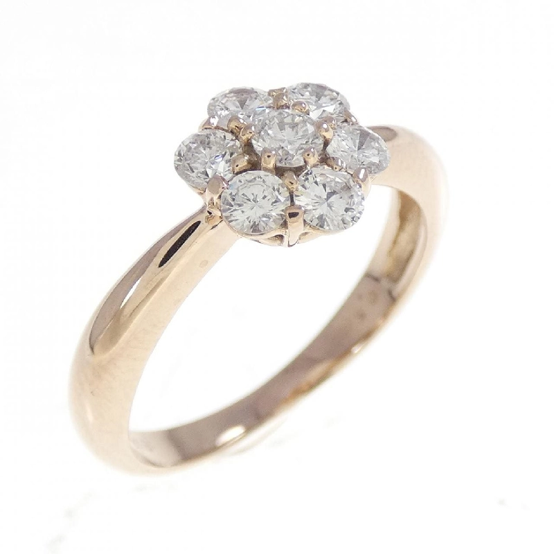 Nhẫn kim cương K18PG hoa 0.50CT 665479