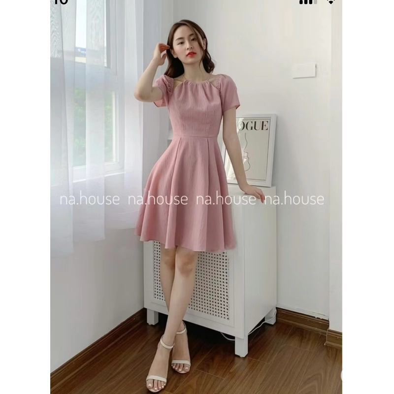 ĐẦM XÒE CỔ YẾM XINH XĂN VÁY TRỀ VAI ĐI CHƠI ĐI TIỆC THIẾT KẾ HAI LỚP SANG TRỌNG 462312