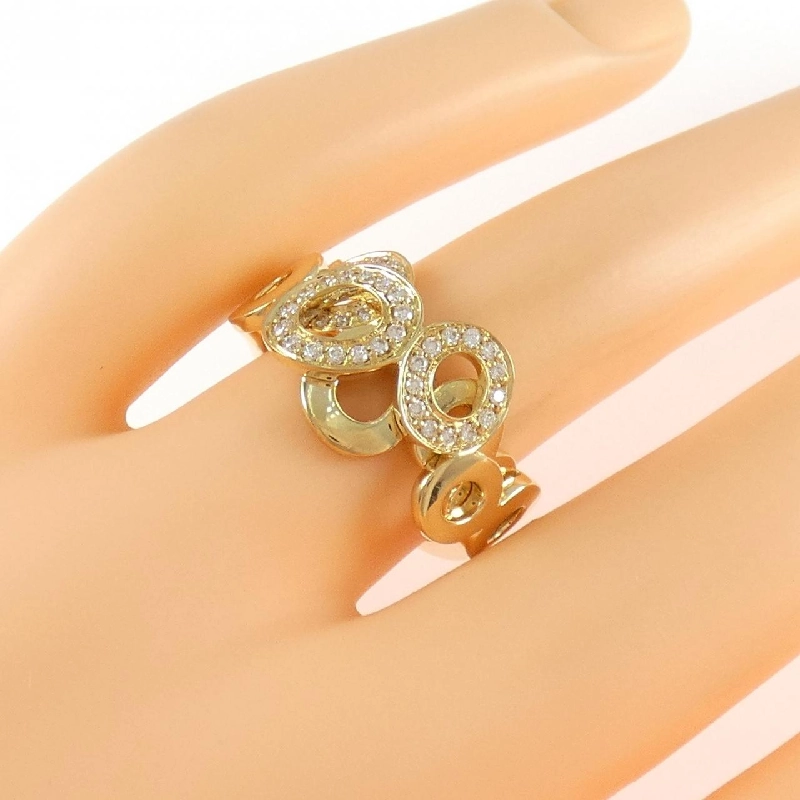 Nhẫn kim cương 750YG 0.35CT - Hàng hiệu Authentic 850781