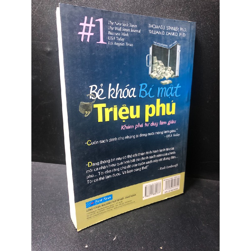 Bẻ khoá bí mật Triệu phú Thomas J.Stanley, Ph.D - William D. Danko, Ph.D 2018 mới 80% ố nhẹ HCM2511 Oreka-Blogmeo 29189