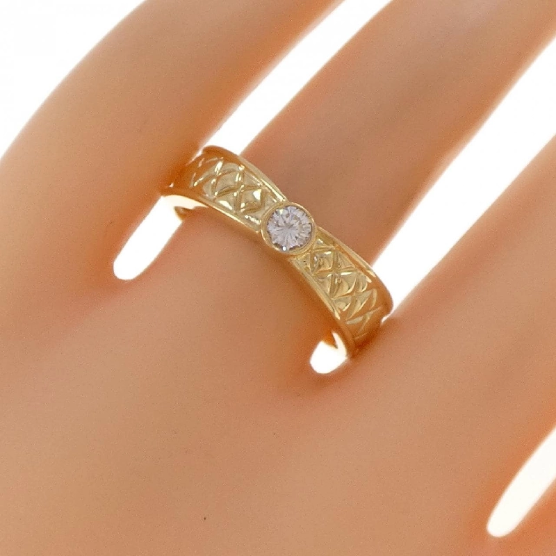 Nhẫn kim cương K18YG 0.15CT - Hàng hiệu Authentic 852222