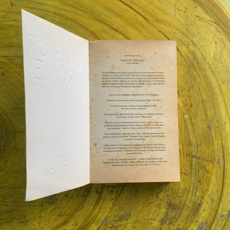 WARRIOR OF ROME PART I FIRE IN THE EAST - HARRY SIDEBOTTOM  976587