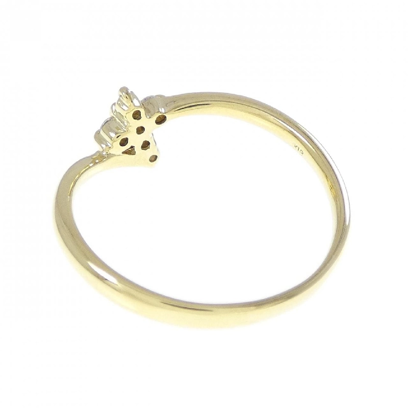 Nhẫn kim cương K18YG hình chữ thập 0.10CT - Hàng hiệu chính hãng 855192