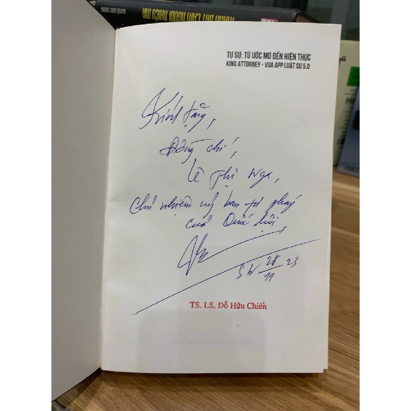 Tự sự : Từ ước mơ đến hiện thực -LS.Đỗ Hữu Chiến 781467