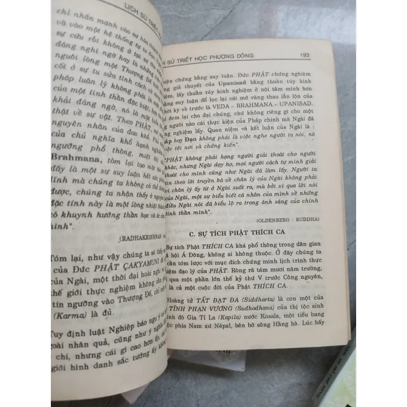LỊCH SỬ TRIẾT HỌC PHƯƠNG ĐÔNG - NGUYỄN ĐĂNG THỤC 792847