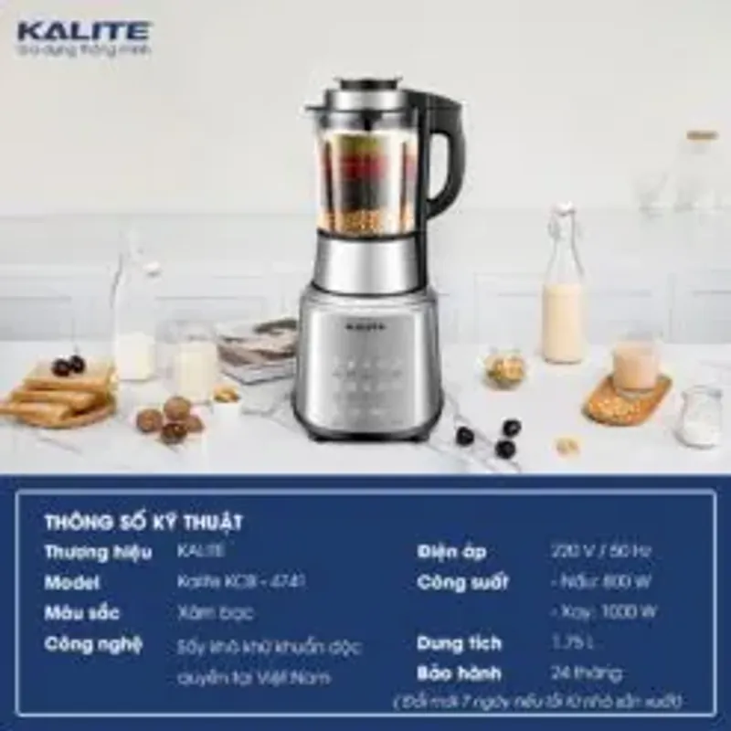Kalite KCB4741 – Máy làm sữa hạt cao cấp cho gian bếp hiện đại 759448