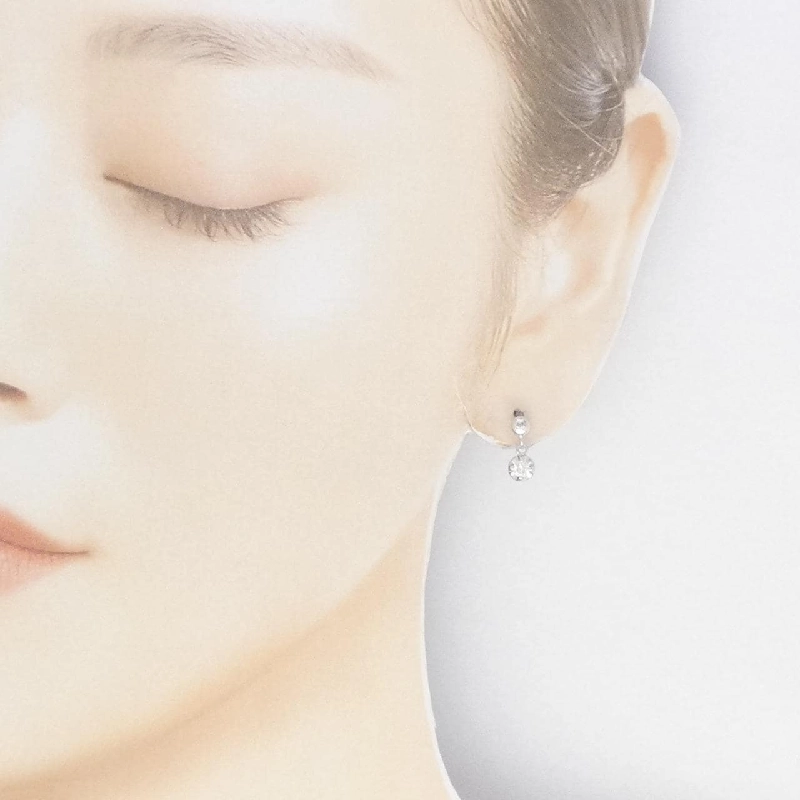 K18WG Bông tai kim cương 0.20CT - Hàng hiệu Chính hãng 870118