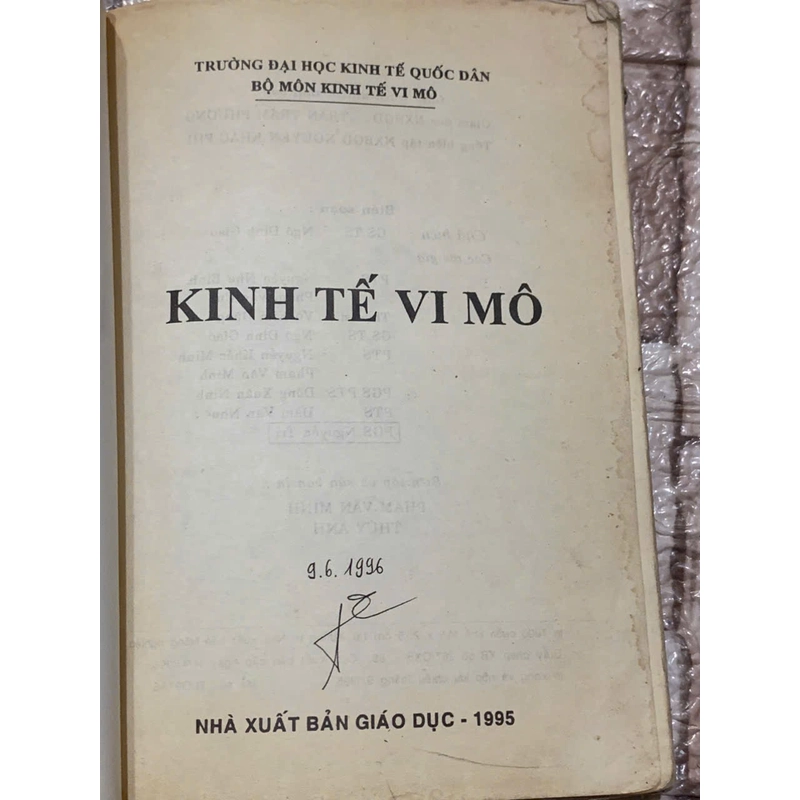 KINH TẾ VI MÔ -1995 539915