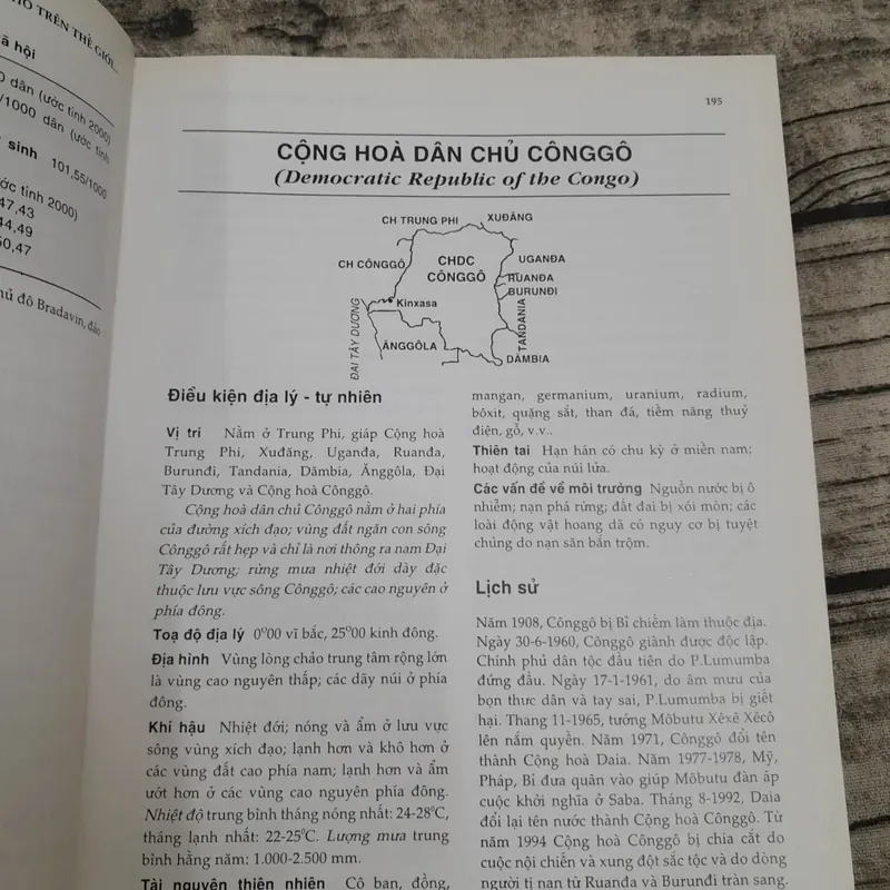Các nước và lãnh thổ trên thế giới. Thông tin tổng hợp. Chủ biên Đoàn Mạnh Giao 603835