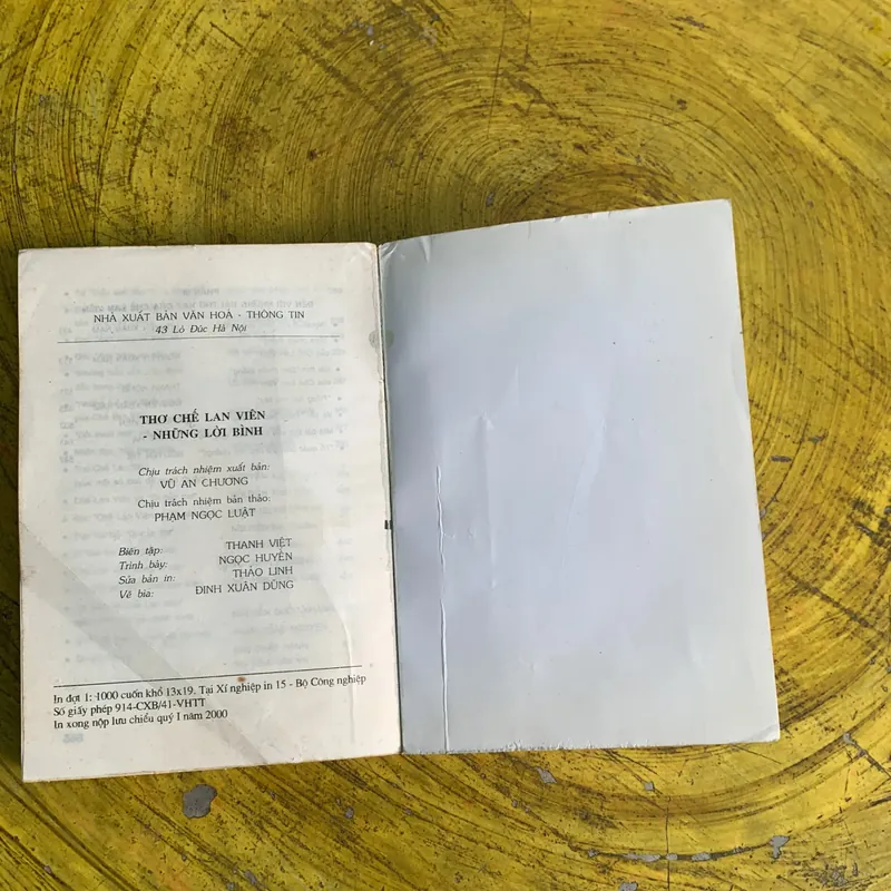 THƠ CHẾ LAN VIEWN NHỮNG LỜI BÌNH  740345