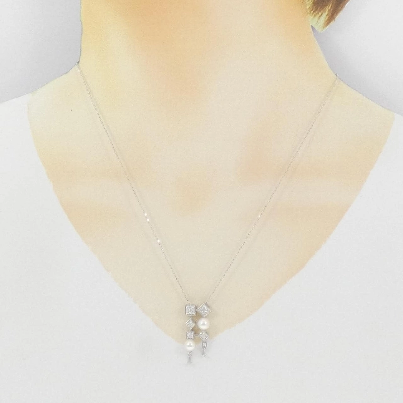 K14WG/K10WG Ngọc trai Akoya Dây chuyền - Hàng hiệu Chính hãng 855904