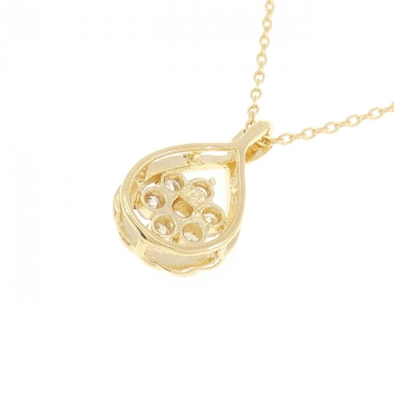 K18YG Hoa Hồng Kim Cương Dây Chuyền 0.2CT - Hàng hiệu Chính Hãng 860789