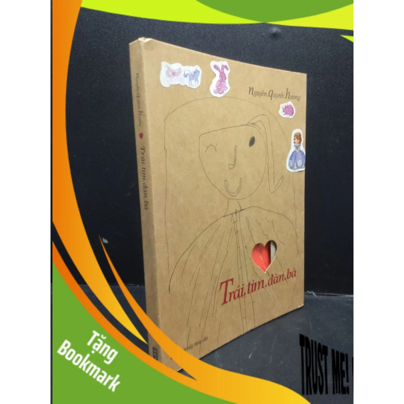 (TẶNG BOOKMARK) Trái tim đàn bà năm 2015 mới 70% ố vàng có dán sticker RBK2602 phụ nữ 954394