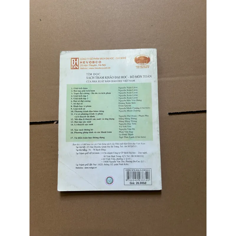 Bài tập toán cao cấp tập hai - phép tính giải tích một biến số 607814