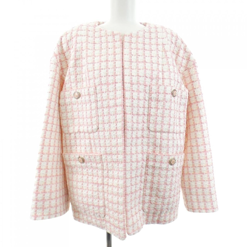 Jacket không cổ CHANEL P72571V64183 - Hàng hiệu Authentic 809669