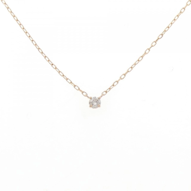 K10PG Solitaire Dây chuyền kim cương 0.10CT - Hàng hiệu Chính hãng 857456