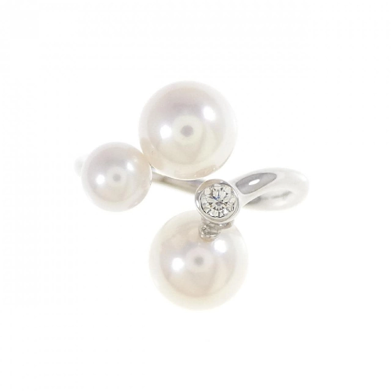 Nhẫn ngọc trai Akoya K18WG 670462