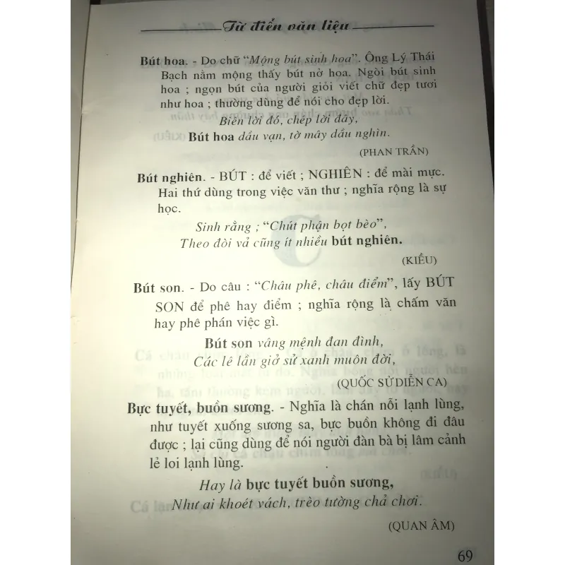 Từ Điển Văn Liệu - Long Điền Nguyễn Văn Minh  935192