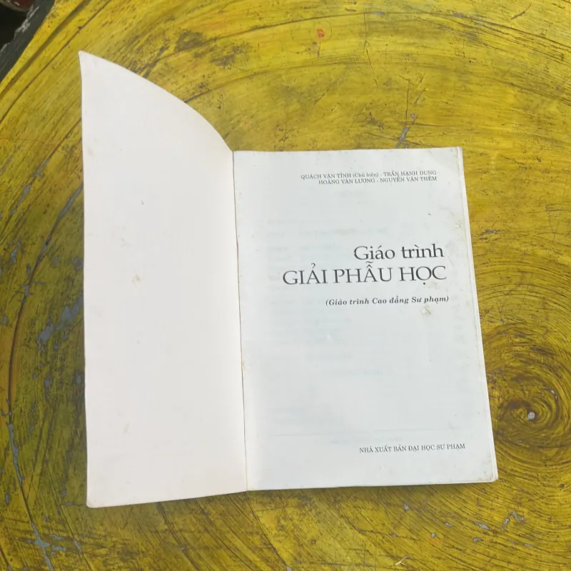 GIẢI PHẪU HỌC - QUÁCH VĂN TỈNH chủ biên 777913