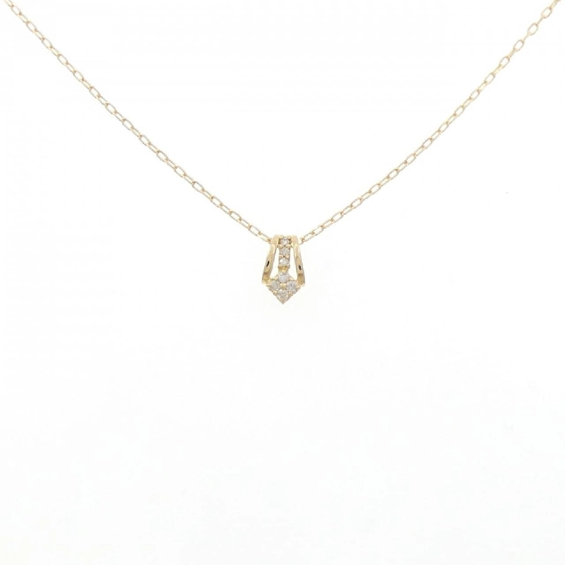 K18YG Dây chuyền kim cương - Hàng hiệu Authentic 860700