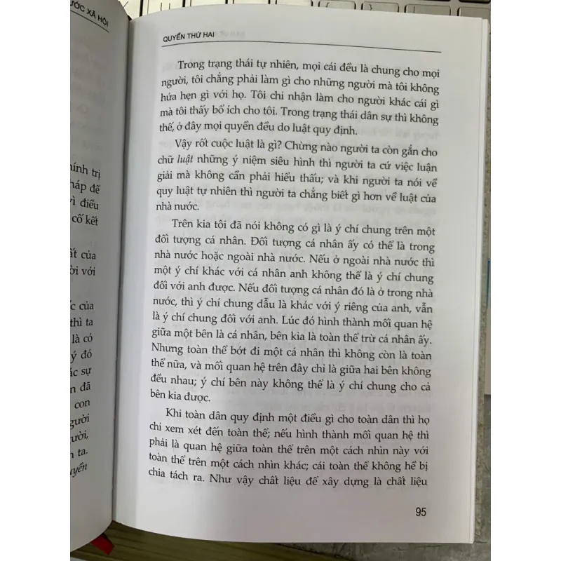 BÀN VỀ KHẾ ƯỚC XÃ HỘI - JEAN - JACQUES ROUSSEAU 572304