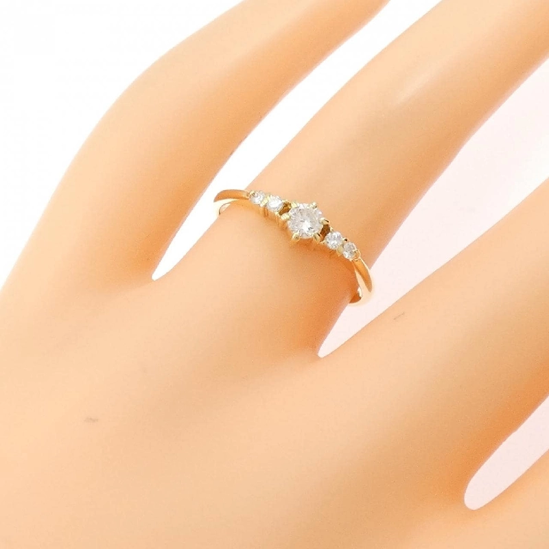 Nhẫn kim cương K18YG 0.22CT - Hàng hiệu Chính hãng 850121