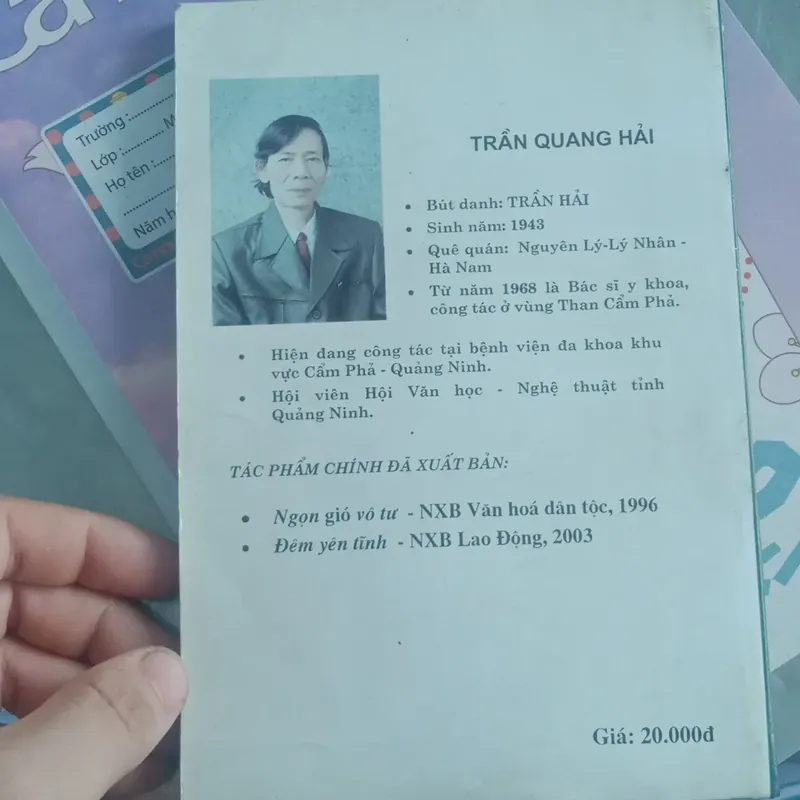 Sách Thơ Đêm yên tĩnh - Trần Hải 720098