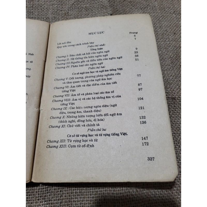 Cơ sở Ngôn ngữ tiếng Việt, 340 tràn, 1992, sách ngôn ngữ tiếng Việt 335927