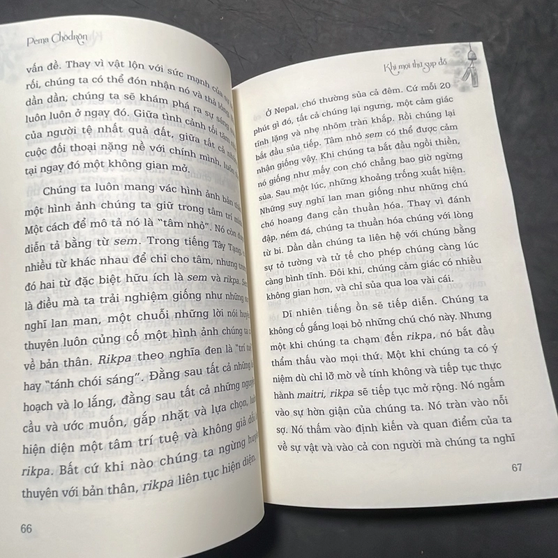 Khi mọi thứ sụp đổ Pema Chodron 305430