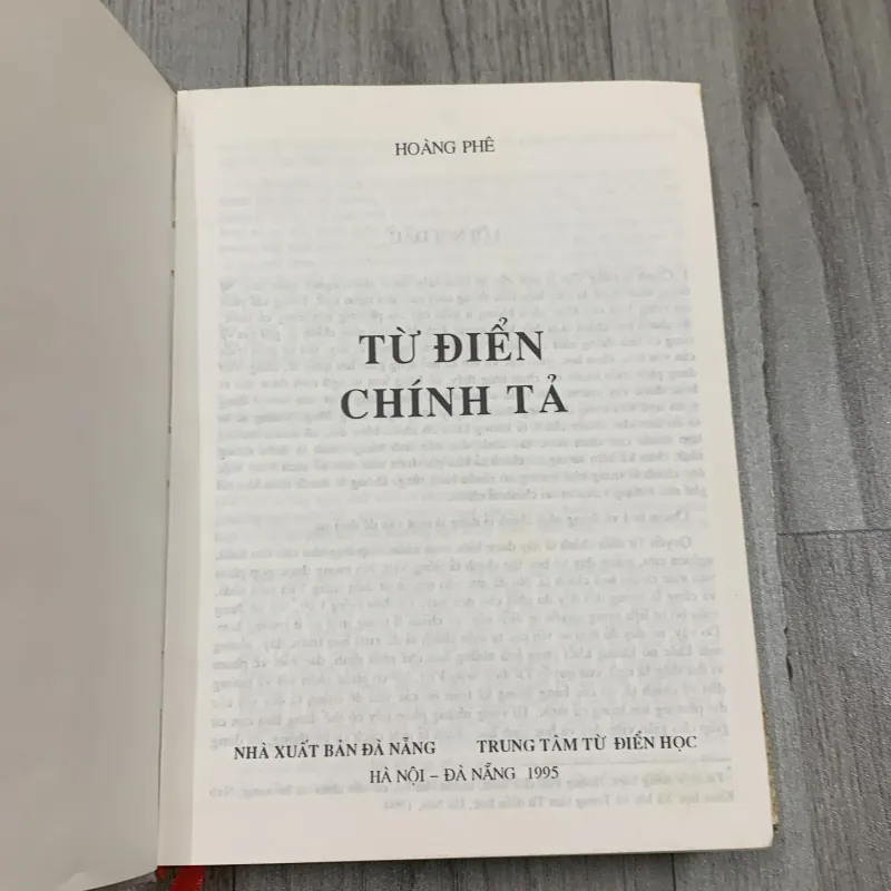 Từ điển chính tả - hoàng phê. 3a3 1012805