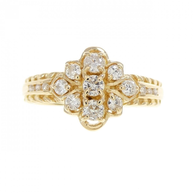 Nhẫn kim cương K18YG 0.30CT - Hàng hiệu Chính hãng 851302